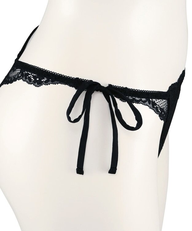 San-ai Resort（三愛水着楽園） エレガントコレクション  【2412】 ヒモTショーツ ブラック