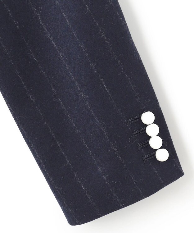 BEIGE， MARCEAU / パールジャケット Navy × White Line