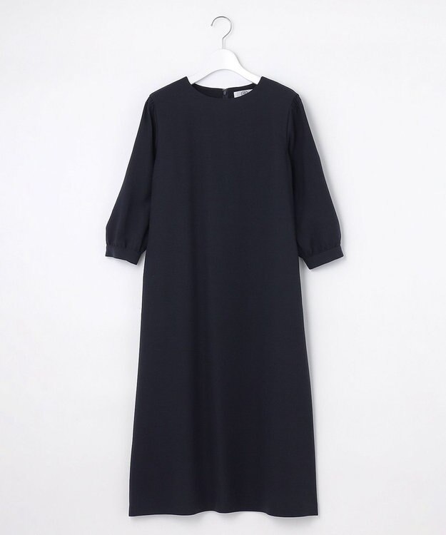 J.PRESS LADIES L 【WEB限定カラーあり・洗える】RELAXIONツイル ワンピース ネイビー系