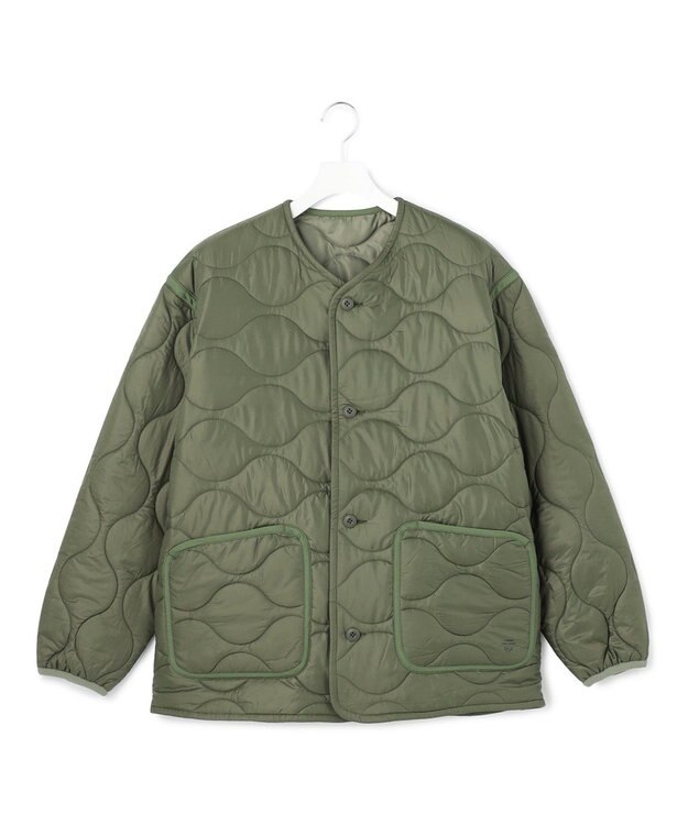 J.PRESS YORK STREET 【UNISEX】ライナーキルティング ブルゾン カーキ系