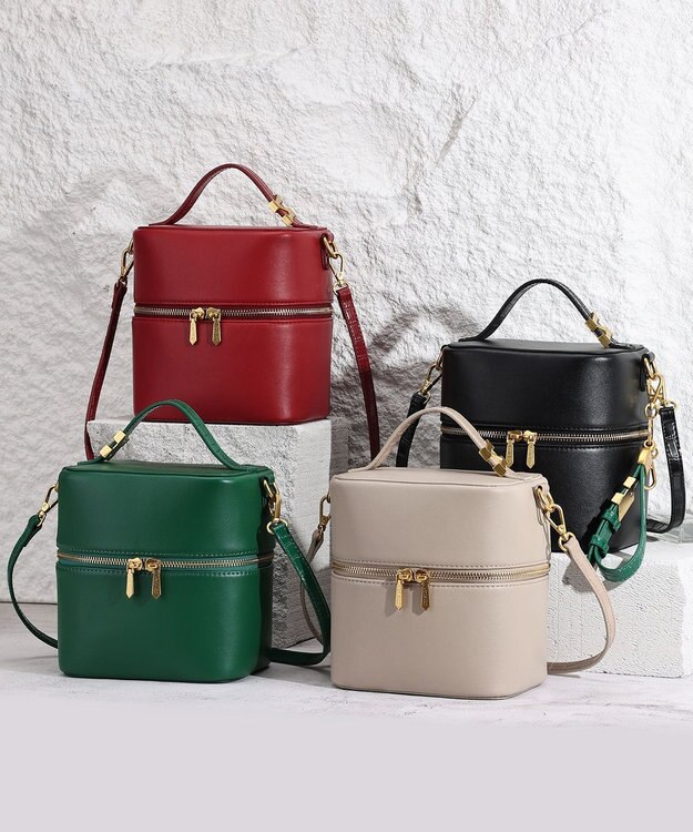 style code 【VerdeVari/ヴェルデヴァリ】バニティバッグ レッド