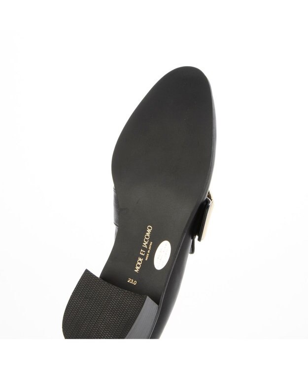 MODE ET JACOMO <MODE ET JACOMO>バックルヒールローファー ブラック