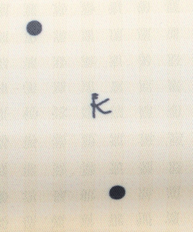 組曲 KIDS gingham K heart エプロン ベージュ系5