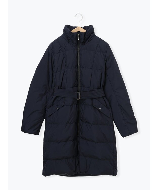 Te chichi 【宮本茉由着用】フードロングダウンコート ネイビー