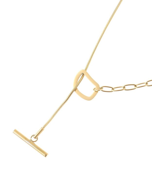 Green Parks ｅｖｅｒｙｗａｌｋ．ステンレスマルチウェイネックレス Gold