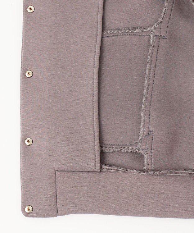 ANY SIS L 【洗える】スフレダンボール ブルゾン モカグレー