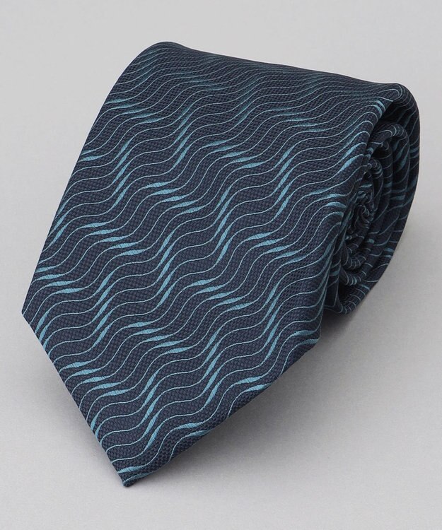GOTAIRIKU GOTAIRIKU別注【MANTERO/マンテロ】ネクタイ_ウェイブ ネイビー系4