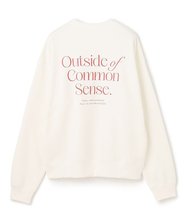 NAVE 【xNAVE】Six Sence Recordコラボ グラフィッククルースウェット アイボリー系