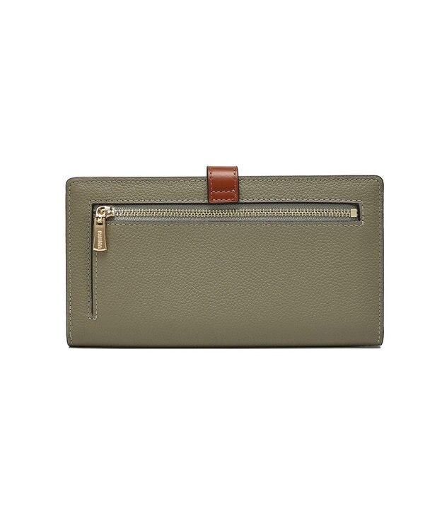 style code 【PADMA/パドマ】ベルトデザイン　シュリンクレザー薄マチ長財布 オリーブ