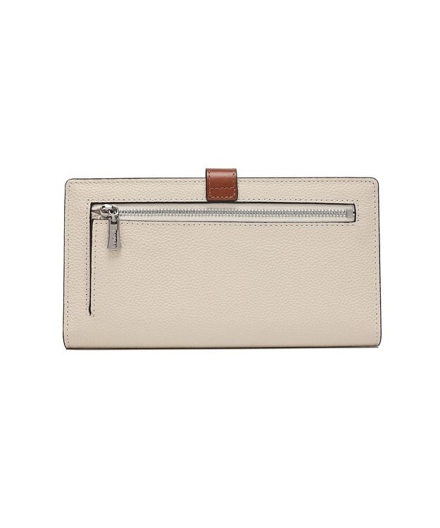 style code 【PADMA/パドマ】ベルトデザイン　シュリンクレザー薄マチ長財布 アイボリー