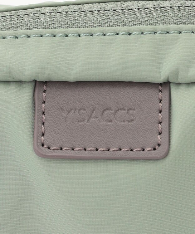 Y'SACCS 【ナイロンタフタ】トラベルポーチ ライトグリーン