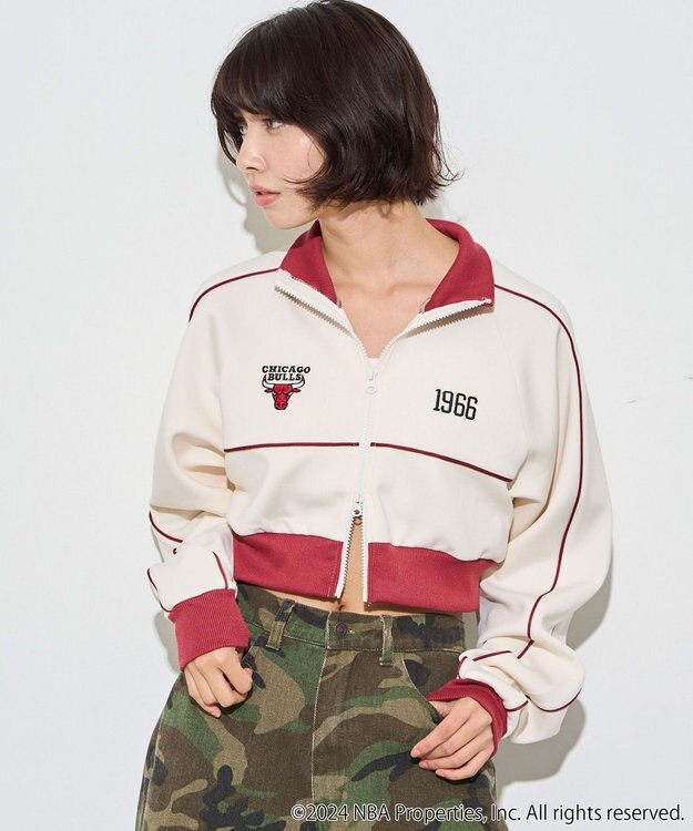 WEGO 別注NBAショートトラックジャケット ワイン