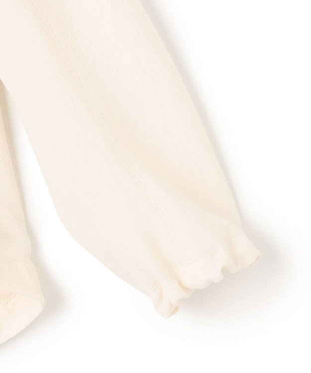 BEIGE， 【洗える】POMONA / ゴールドジップライトブルゾン Ecru