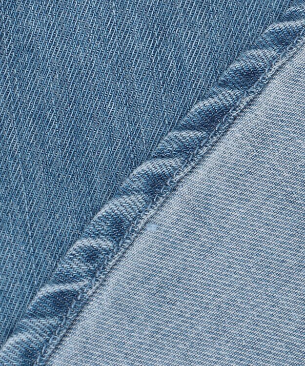 ANY 【洗濯機可】パールボタンデニムシャツ インディゴ