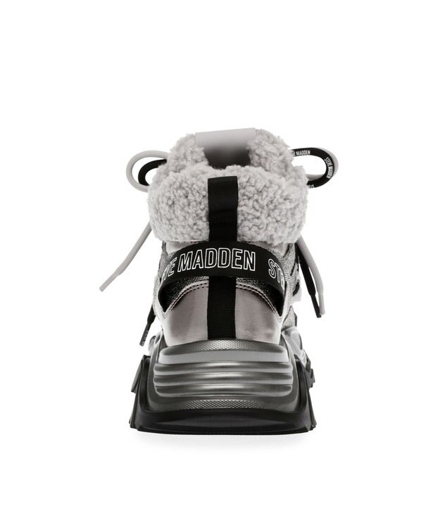 STEVE MADDEN KABOOM スノーハイカットスニーカー シルバー