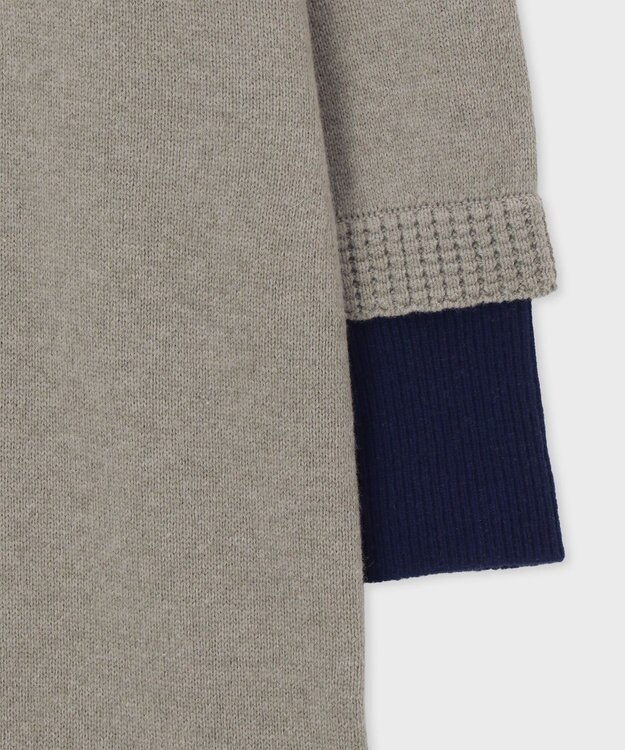 Paul Smith レイヤードディテール ニットワンピース グレー