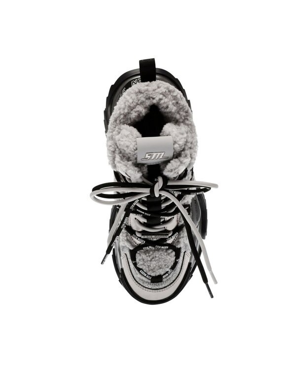 STEVE MADDEN KABOOM スノーハイカットスニーカー シルバー