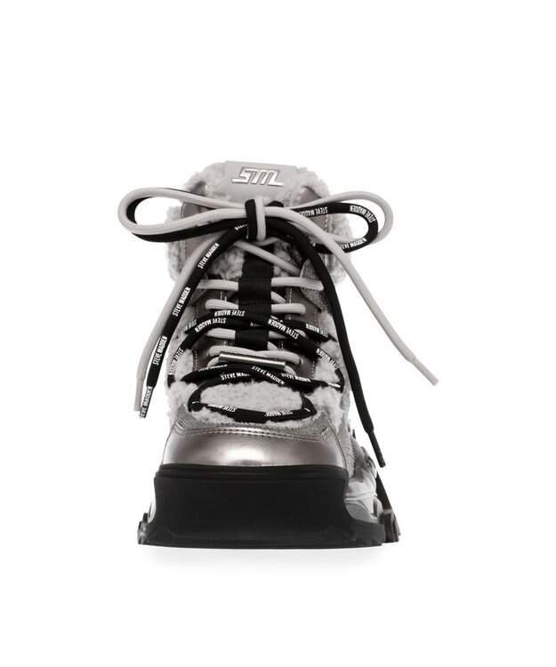 STEVE MADDEN KABOOM スノーハイカットスニーカー シルバー