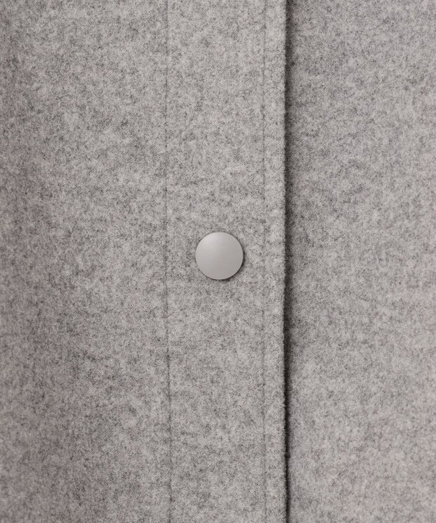 J.PRESS YORK STREET 【WOMEN】NEEDLE JERSEY オーバーサイズスタジャン ライトグレー系