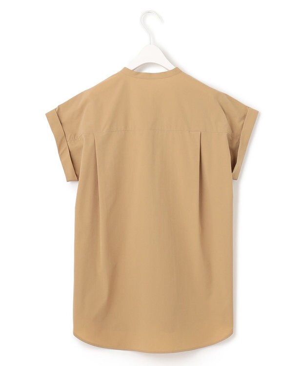 ICB 【接触冷感・UVカット・撥水・洗える】 プルーフ4WAYタフタ ブラウス コルク系