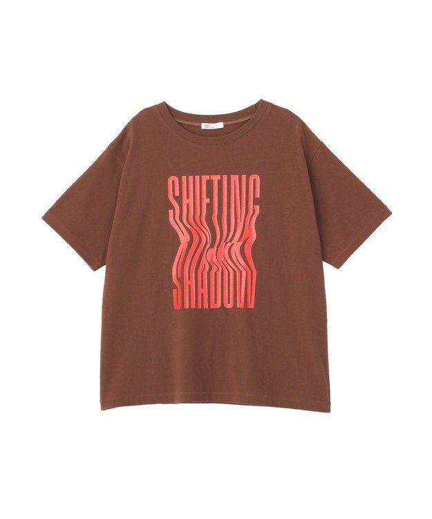 CRAFT STANDARD BOUTIQUE ツイストロゴハーフスリーブTシャツ Brown