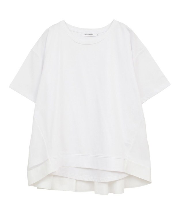 AMERICAN HOLIC バックチュールレイヤードカットプルオーバー Ivory