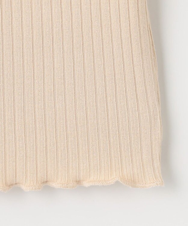 組曲 KIDS 【110-140cm】リブ襟 トップス ベージュ系