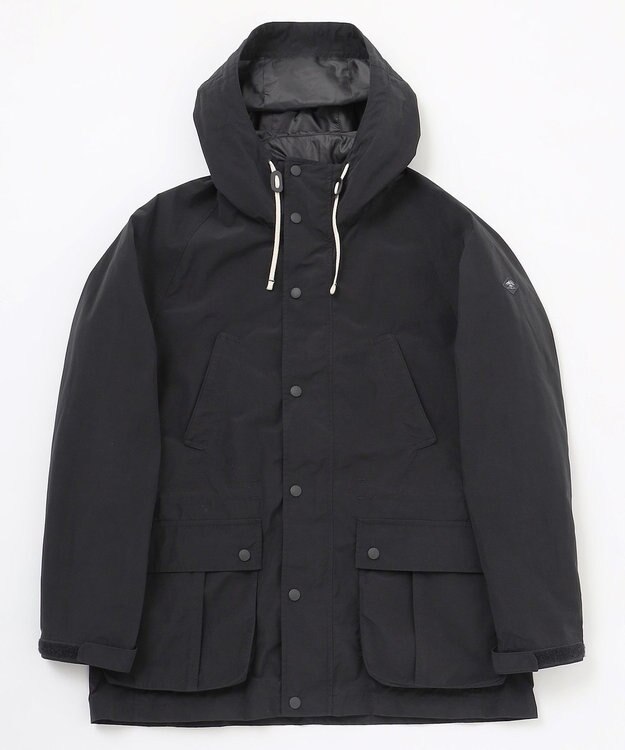 JOSEPH ABBOUD MOUNTAIN 【サスティナブル/ECO撥水/６ポケット/ライナードッキング対応】Pe/Nyピーチ マウンテンパーカー ブラック系