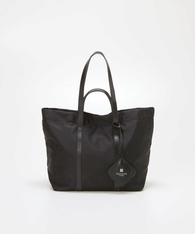 TOPKAPI 【TREASURE TOPKAPI】ナイロン レザー ハンドル A4 トートバッグ ブラック