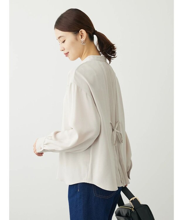 Green Parks ・ＥＬＥＮＣＡＲＥ　ＤＵＥ　バックプリーツブラウス Beige