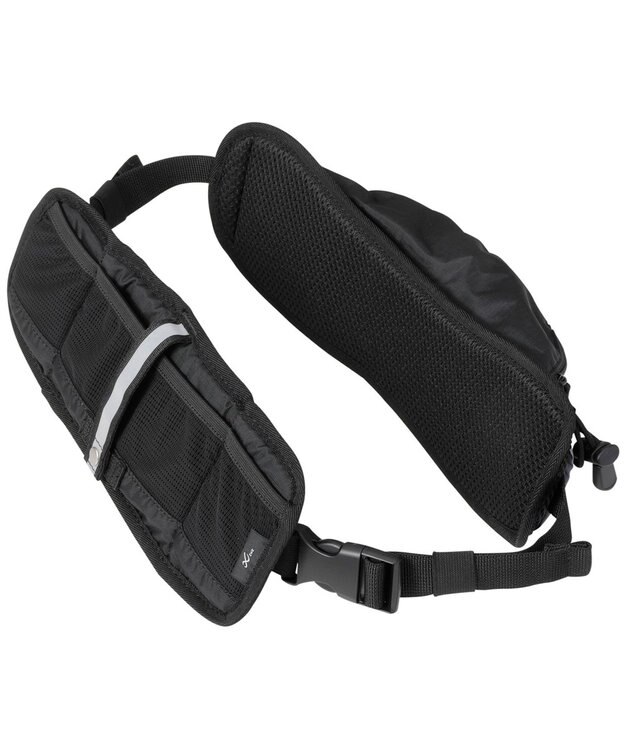 CW-X 【UNISEX】バッグ　ウエストポーチ　ユレにくい設計　小物収納可　ボトルイン可　/ワコール　HYO070 ブラック