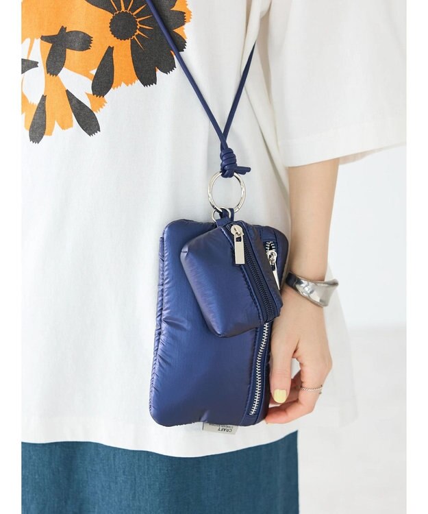 CRAFT STANDARD BOUTIQUE ２連スマホマルチショルダーポーチ Navy