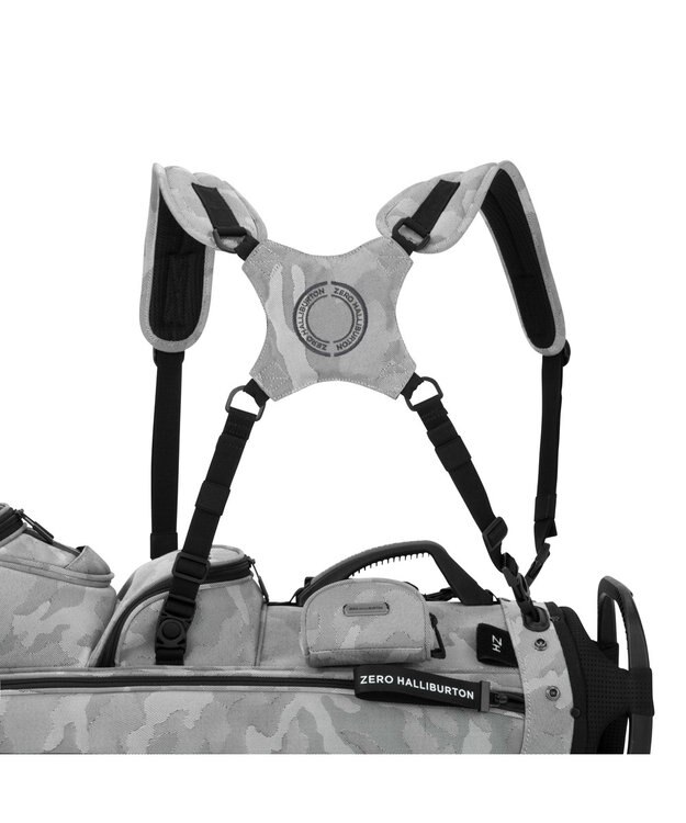 ZERO HALLIBURTON ジャガードカモ柄 スタンドバッグ JC Series ZHG-CB26 85232 グレーカモ