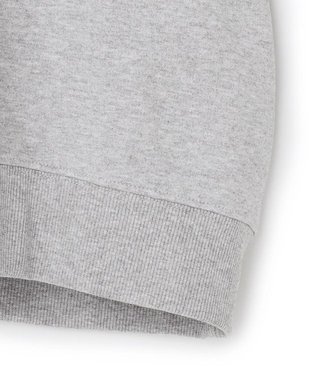 UNFILO ライトウェイト ロゴスウェット トップグレー