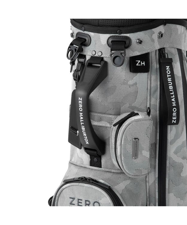 ZERO HALLIBURTON ジャガードカモ柄 スタンドバッグ JC Series ZHG-CB26 85232 グレーカモ
