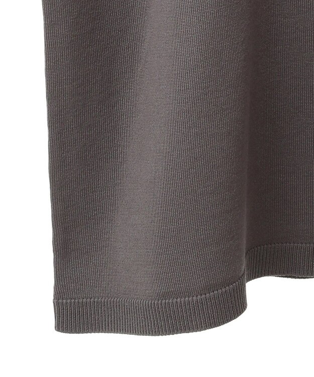 Green Parks ・ＡＮＤＳＥＡＲＣＨ　ニット５分袖プルオーバー Charcoal Gray