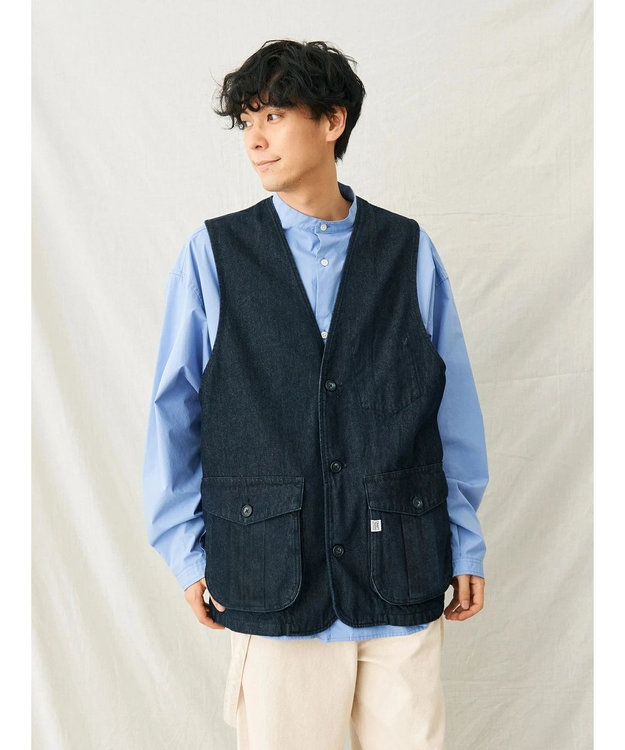 CRAFT STANDARD BOUTIQUE デニムハンティングベスト Dark Indigo