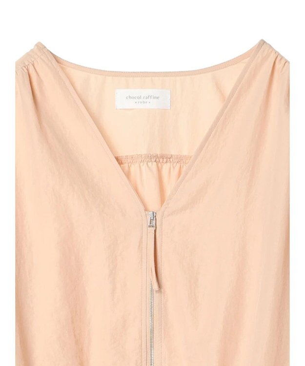 Green Parks イージーケア　Ｖネックブルゾン Orange