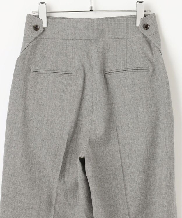 #Newans 【ANSWER for ファッショニスタ 】ウエスト調整可ワイドパンツ グレー系