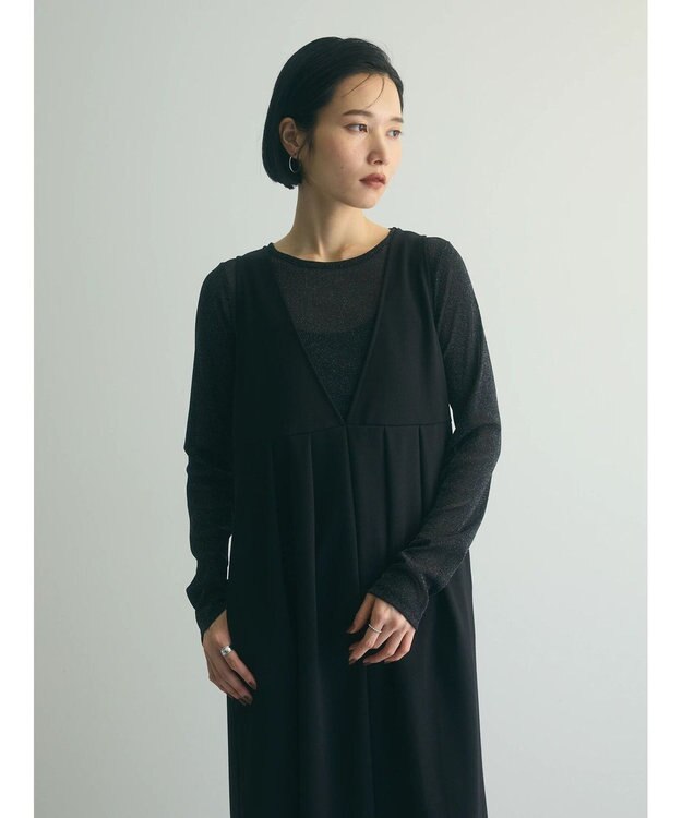 Green Parks armonia.前後２ｗａｙポンチジャンスカ Black