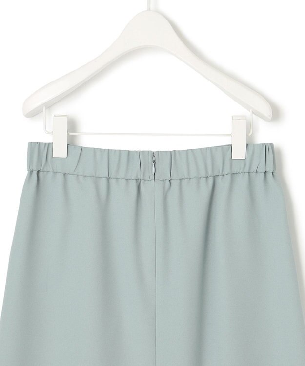 ICB 【WEB限定カラーあり・洗える】 FluidBackSatin スカート ジェイドグレー系