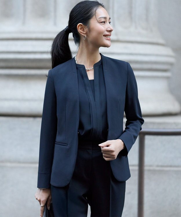 ICB パールメタルネックレス シルバー系