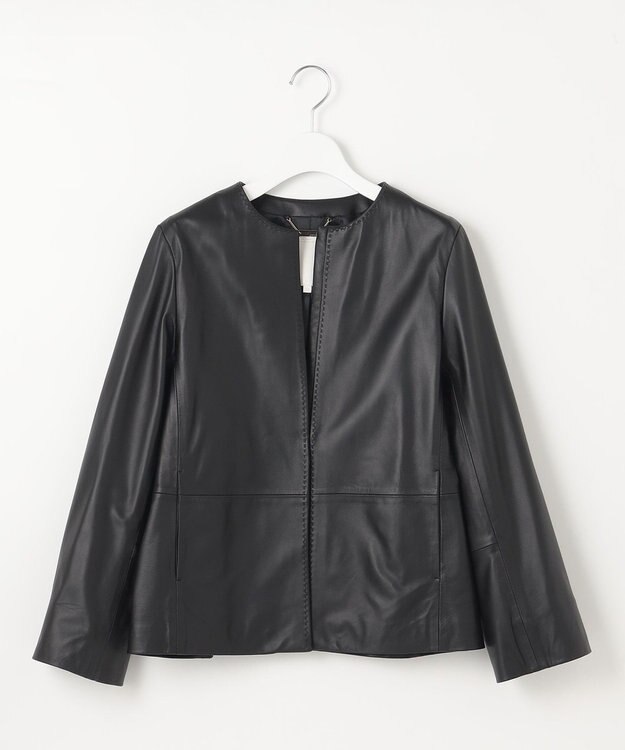 自由区 ラムレザー ジャケット ブラック