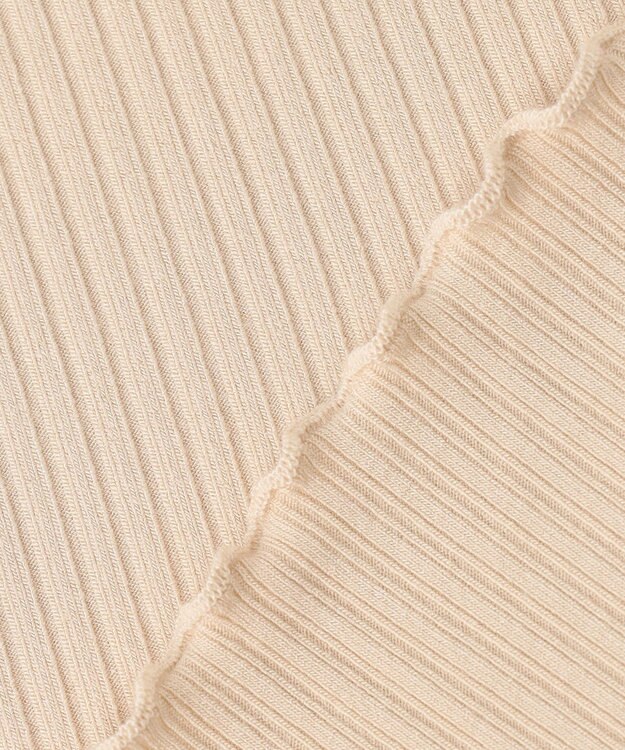 組曲 KIDS 【110-140cm】リブ襟 トップス ベージュ系