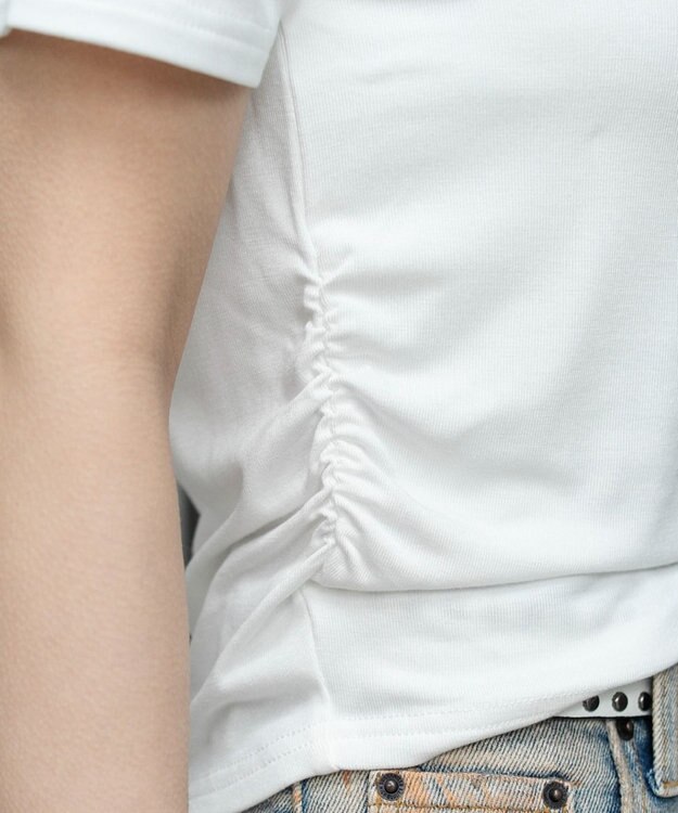 WEGO ヘンリーネックフードT ホワイト