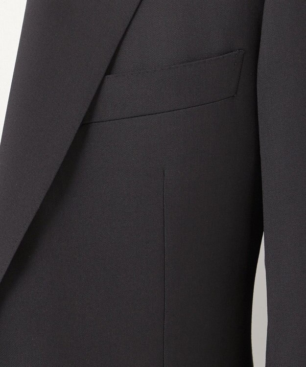 GOTAIRIKU リクルート/フレッシャー/成人式にもおすすめ【しわになりにくい/ストレッチ】ストレッチギャバジン スーツ_ブラック ブラック系