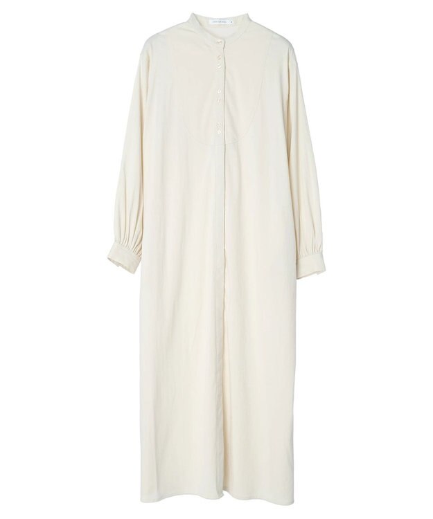 AMERICAN HOLIC バンドカラーバックタックワンピース Ivory