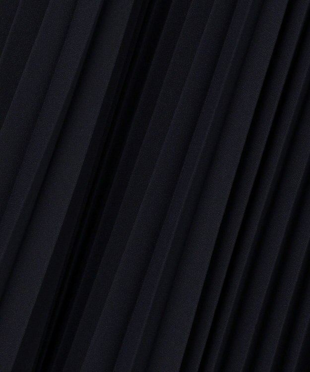 ANY SIS ノーブルプリーツ ワンピース ネイビー