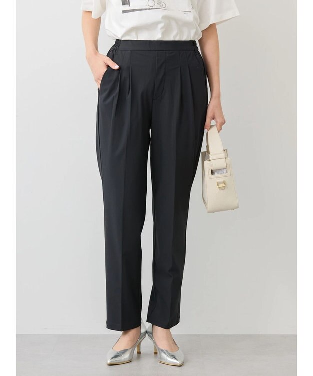 AMERICAN HOLIC 美・美・美接触冷感テーパードパンツ Black