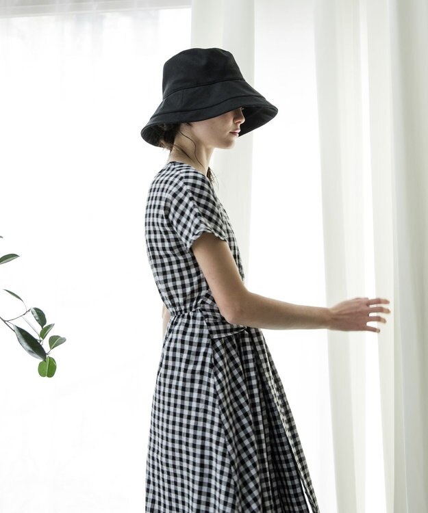 MOONBAT 【一級遮光/UVカット】UVラフィネハット（つばの広さノーマル）速乾/接触冷感/手洗いOK/サイズ調整可能/抗菌防臭加工 ブラック